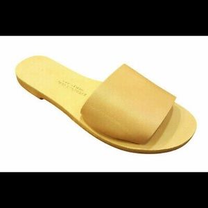 Comfy Handmade in Greece Leather Slide Sandals 8